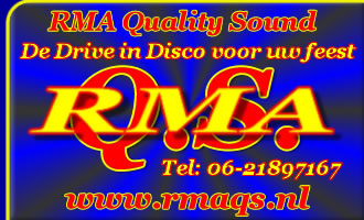 RMA Quality Sound De drive in disco voor al uw feesten in de regio Zaandam, Amsterdam en sassenheim